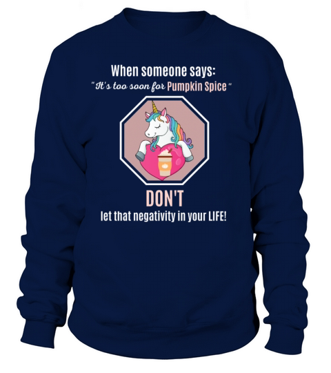 Pumpkin Spice Unicorn Light Women's Sweatshirt