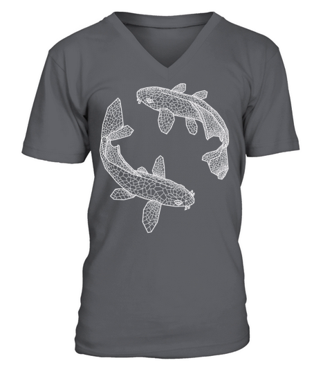 Koi carps ying and yang - zodiac pisces Men's V-Neck T-shirt
