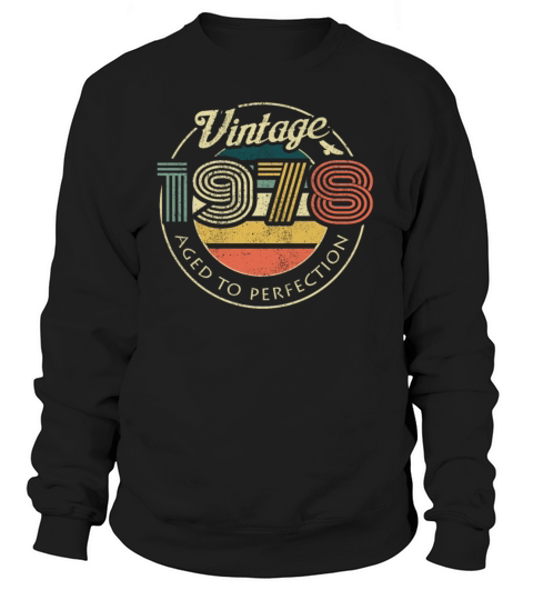 1978 Vintage born in Retro age Birthday gift idea Men's Sweatshirt