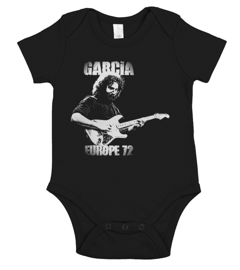 Jerry Garcia Europe 72 Short Sleeve Baby One-Piece