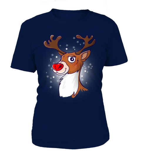 Merry Christmas Rudolph The Red Nosed Reindeer Women's T-Shirt