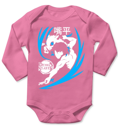Inosuke Hashibira Demon Slayer Kimetsu No Yaiba Long Sleeve Baby One-Piece
