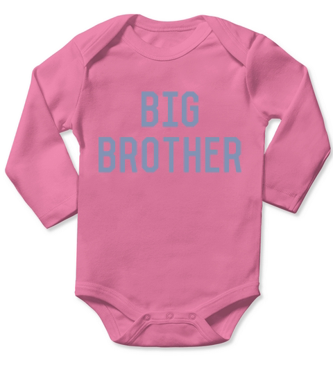 Big Brother Long Sleeve Baby One-Piece