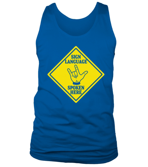 Deaf Awareness Spoke Deafness Hearing Loss Tank Top Unisex