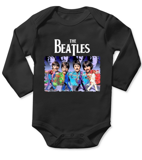 The Beatles Meme Long Sleeve Baby One-Piece
