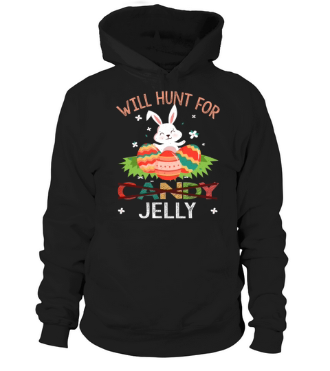 Jelly Kawaii Bunny Easter Day Easter Sunday Hoodie Unisex