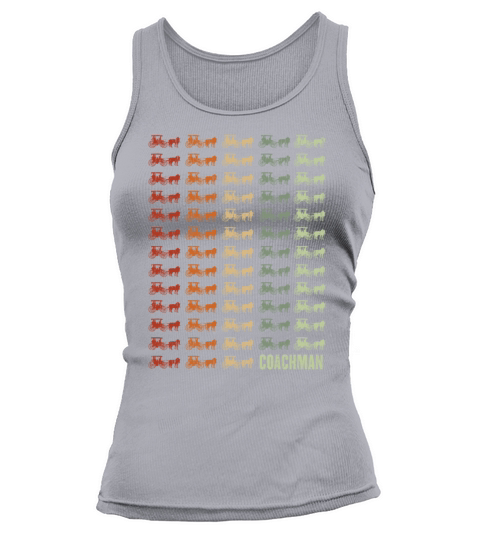 Coachman carriage horse Tank top Woman
