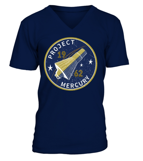 SPACE PROJECT MERCURY V-Neck T-shirt