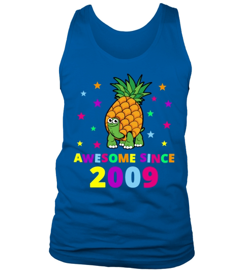 11th Birthday Awesome Since 2009 Birthday Gift Men's Tank Top