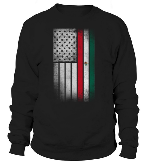 Mexican American Flag - Half Mexican Half American Women's Sweatshirt