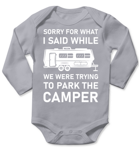 Camping Camper Vacation Gift Long Sleeve Baby One-Piece
