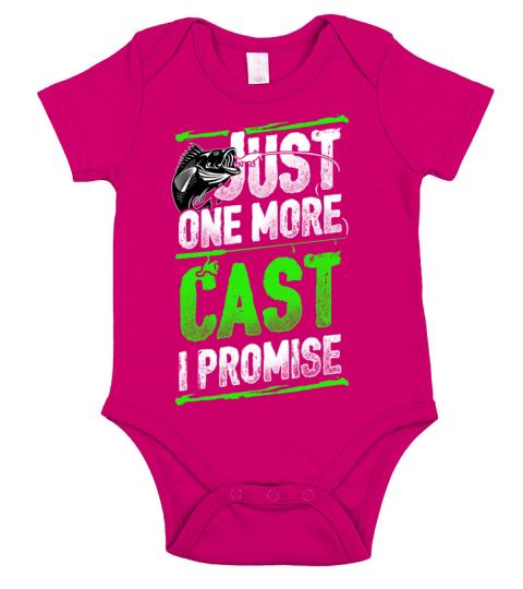 Fisher - Just one more cast I promise Short Sleeve Baby One-Piece