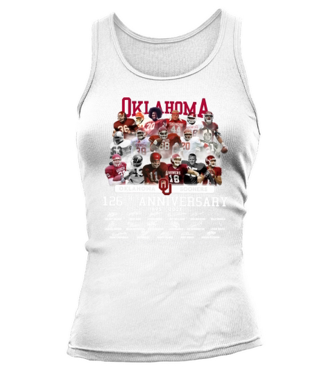 oklahoma 126th anniversary 1895-2021 signature thank you for the memories Tank top Woman