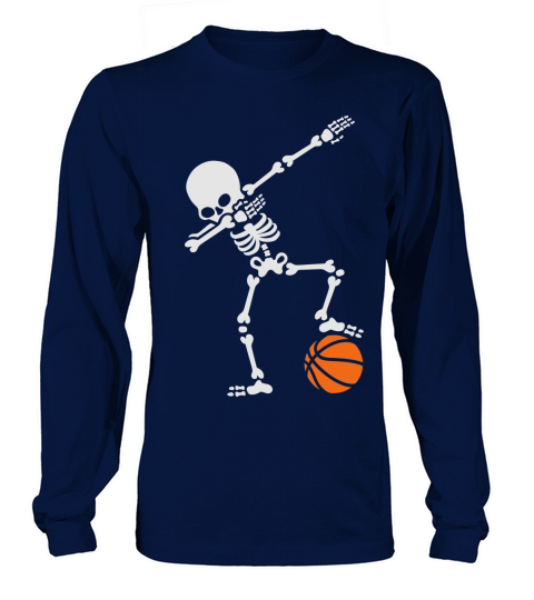 Dab dabbing skeleton football basketball Women's Long Sleeve