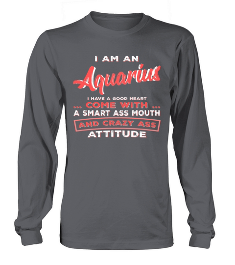 Characteristics of Aquarius horoscope saying Women's Long Sleeve