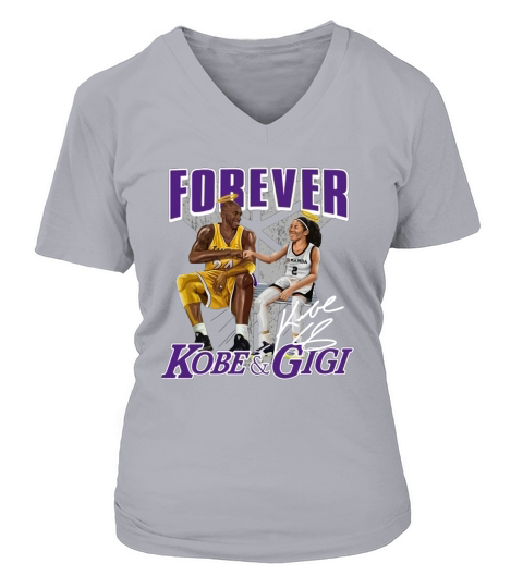 Forever Kobe and Gigi Signature V-neck T-Shirt Woman