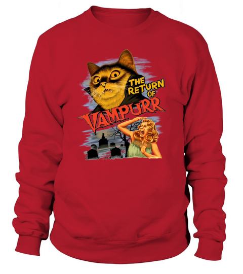 The Return Of Vampurr Cat Vampire Sweatshirt Unisex