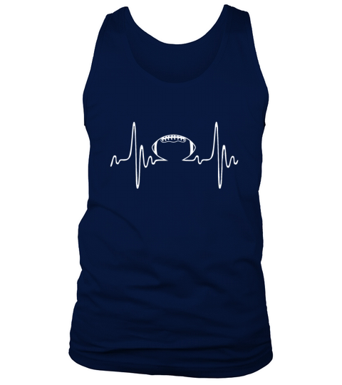 football - heartbeat Men's Tank Top