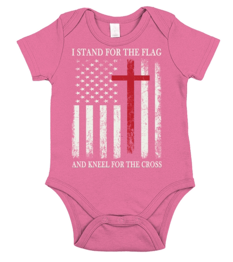 i kneel for the cross shirt Short Sleeve Baby One-Piece