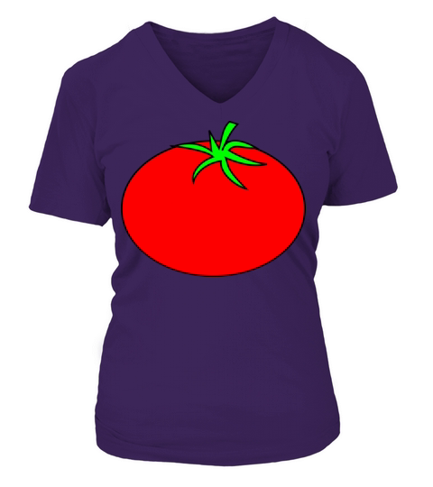 tomato Women's V-Neck T-shirt