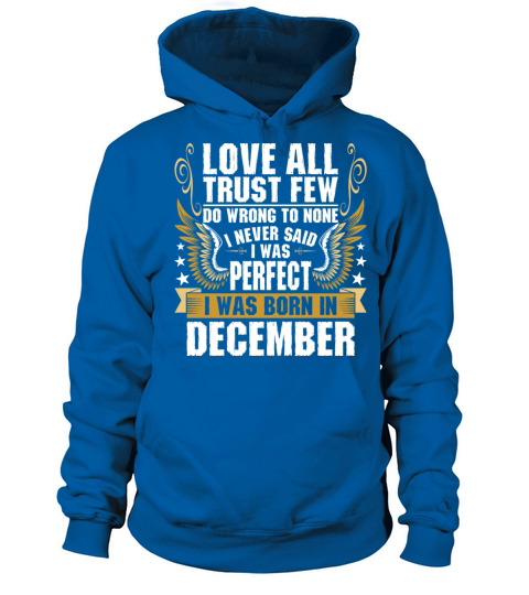 I Was Born In December Women's Hoodie