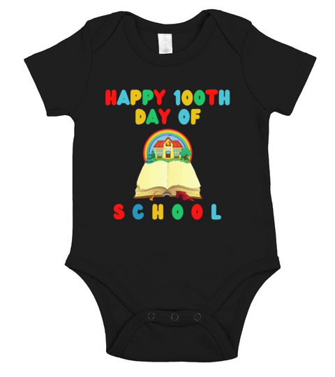 100th Day Of School 2022 Short Sleeve Baby One-Piece