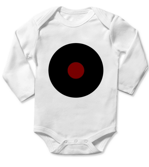 Record Long Sleeve Baby One-Piece