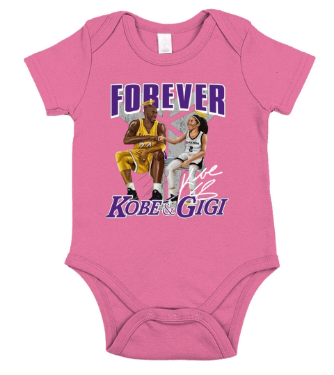 Forever Kobe and Gigi Signature Short Sleeve Baby One-Piece