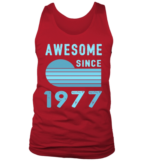 1977 Birthday Retro Vintage Gift 42nd Men's Tank Top