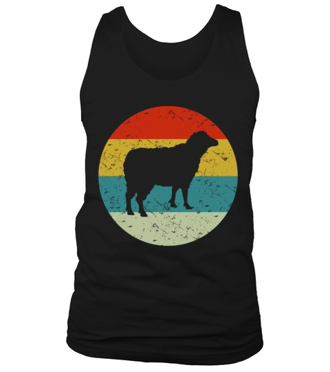 sheep vintage Men's Tank Top