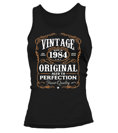 Vintage Made In 1984 original aged to perfection Tank top Woman