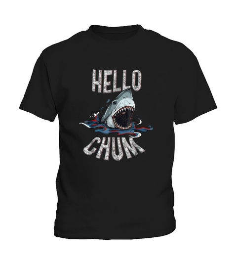 Hello Chum Shark Vintage T-shirt. Celebrate the shark weekly Kids T-Shirt