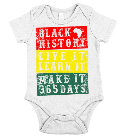 Black History Month 2022 Short Sleeve Baby One-Piece