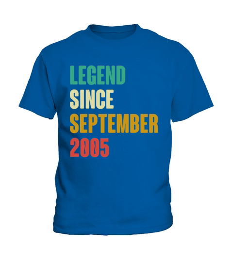 September 2005 17th Birthday 17 Years Old Bday Gi Kids T-Shirt