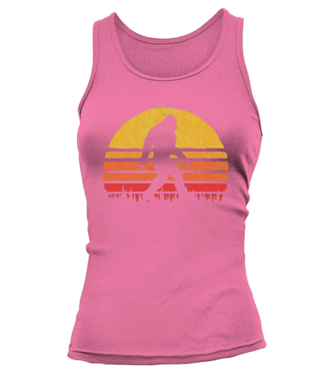 RETRO BIGFOOT SILHOUETTE SUN VINTAGE - BELIEVE Tank top Woman