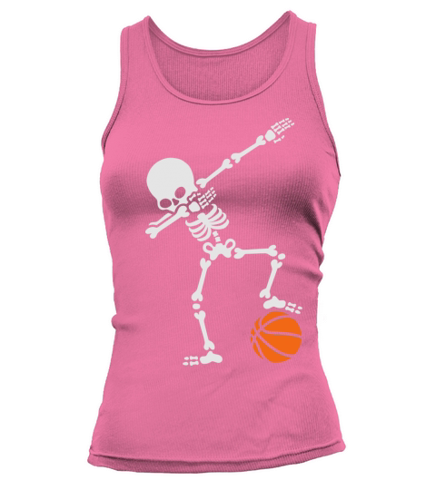 Dab dabbing skeleton football basketball Women's Tank Top