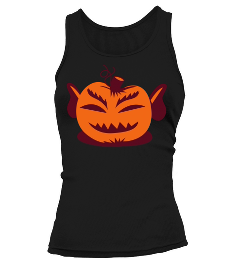 Mr spock from Star trek on a Halloween pumpkin Women's Tank Top