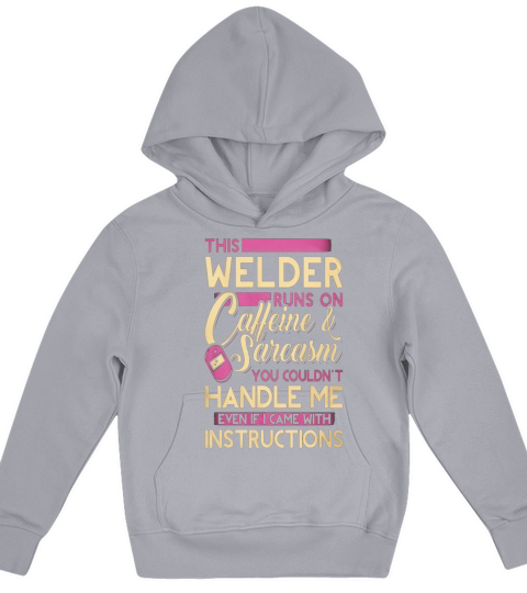 Female Welder   Runs On    Teeshirts Kids Hoodie