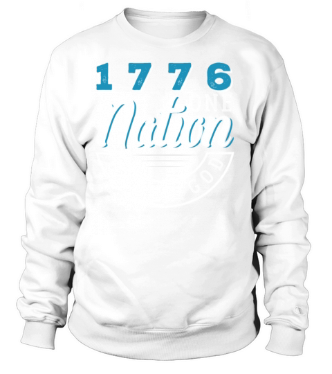 1776 One Nation Under God Gift Women's Sweatshirt