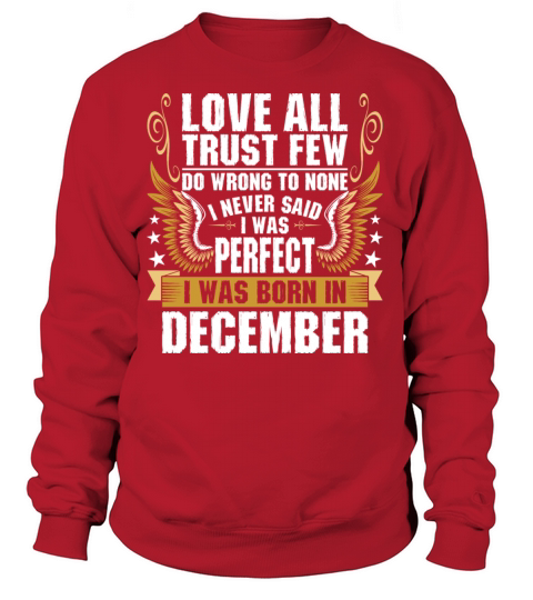 I Was Born In December Women's Sweatshirt