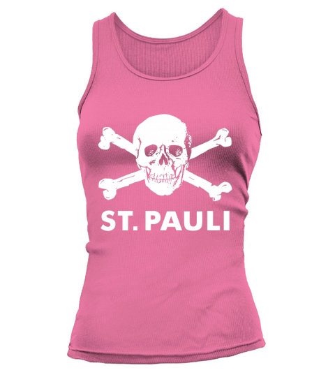 Retro Graphic St. Pauli Skull Football Team Tank top Woman