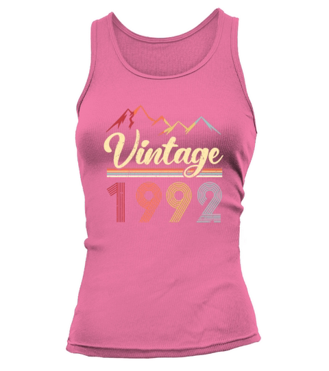 Vintage 1992 29th Birthday Retro 29 Years Old Women's Tank Top