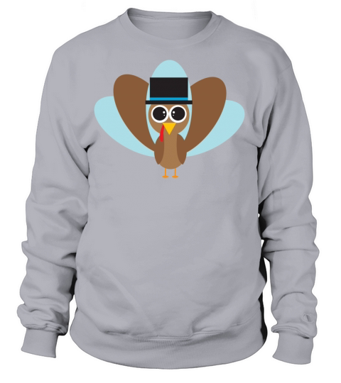 Cute Blue Turkey Women's Sweatshirt