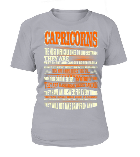 Capricorns Difficult Ones To Understand Zodiac Tee Women's T-Shirt