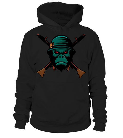 Gorilla Skull Men's Hoodie