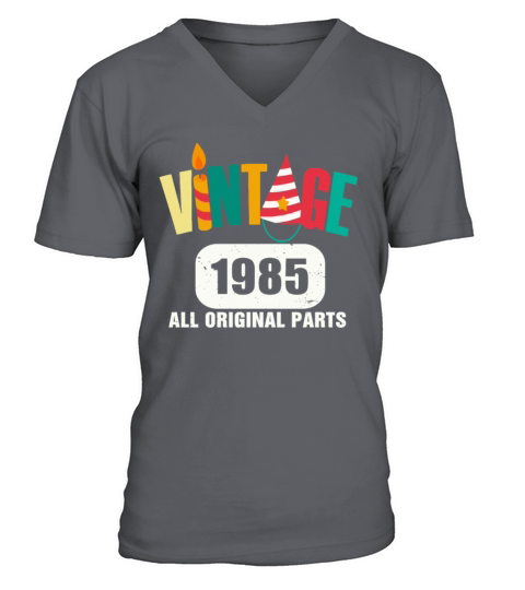 Vintage 1985 All Original Parts Men's V-Neck T-shirt