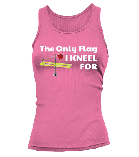 Flag I Kneel For Ice Fishing Fisherman Gift Ideas Women's Tank Top