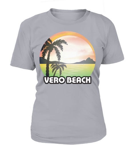 Vintage Vero Beach Florida FL Retro 70s Summer Women's T-Shirt