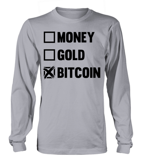 money gold bitcoin Women's Long Sleeve