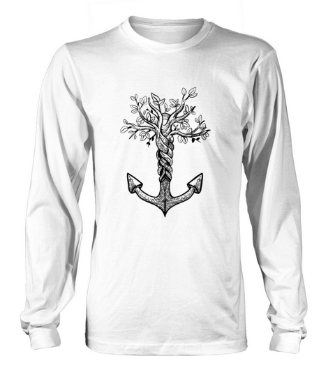 Anchor Roots Adventure Sailing Boating Vintage Women's Long Sleeve